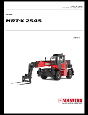 Forgó felsővázas teleszkóps rakodók Manitou MRT-X 2545
