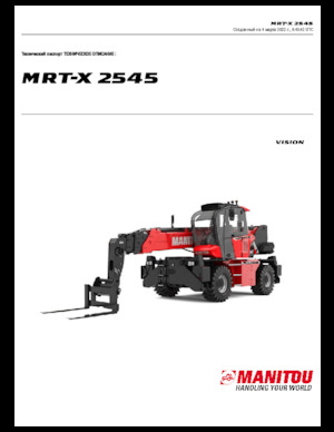 Forgó felsővázas teleszkóps rakodók Manitou MRT-X 2545