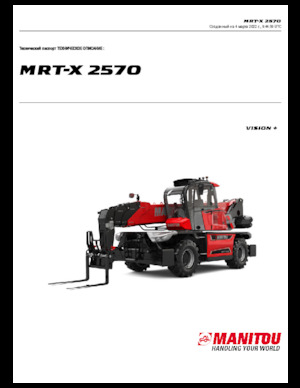 Forgó felsővázas teleszkóps rakodók Manitou MRT-X 2570