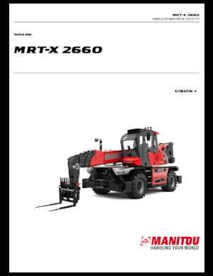 Forgó felsővázas teleszkóps rakodók Manitou MRT-X 2660