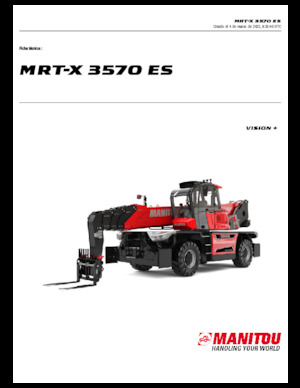 Forgó felsővázas teleszkóps rakodók Manitou MRT-X 3570 ES