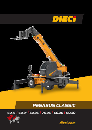 Forgó felsővázas teleszkóps rakodók Dieci Pegasus 60.26