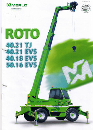 Forgó felsővázas teleszkóps rakodók Merlo Roto 40.18 EVS