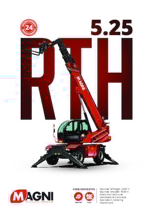 Forgó felsővázas teleszkóps rakodók MAGNI RTH 5.25 Smart