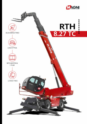 Forgó felsővázas teleszkóps rakodók MAGNI RTH 8.27 TC