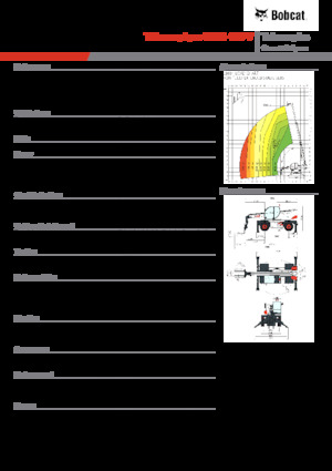 Forgó felsővázas teleszkóps rakodók Bobcat TR50.180