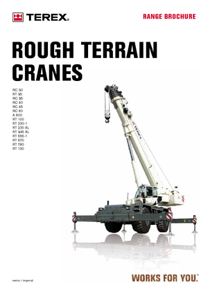 Terepjáró daruk Terex Bendini RC 45 (4x4x4)