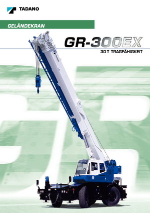 Terepjáró daruk Tadano GR 300 EX