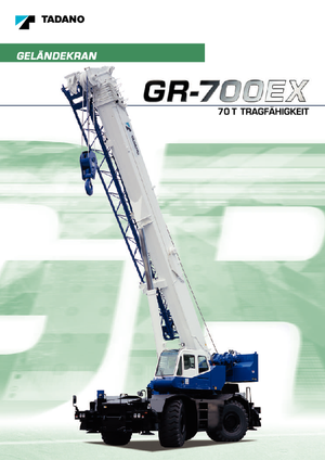 Terepjáró daruk Tadano GR 700 EX