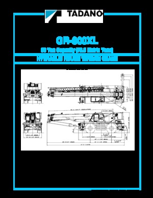 Terepjáró daruk Tadano GR-800XL