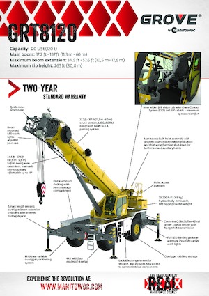 Terepjáró daruk Grove GRT8120