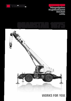 Terepjáró daruk TEREX CRANES Quadstar 1075