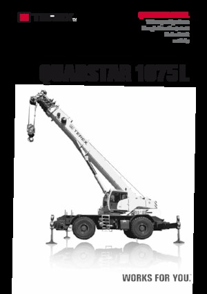 Terepjáró daruk TEREX CRANES Quadstar 1075L
