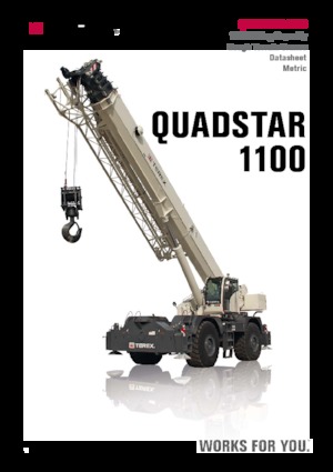 Terepjáró daruk TEREX CRANES Quadstar 1100