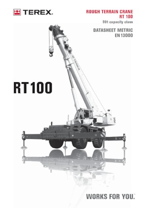 Terepjáró daruk TEREX CRANES RT 100