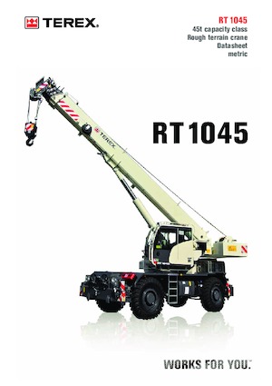 Terepjáró daruk TEREX CRANES RT 1045