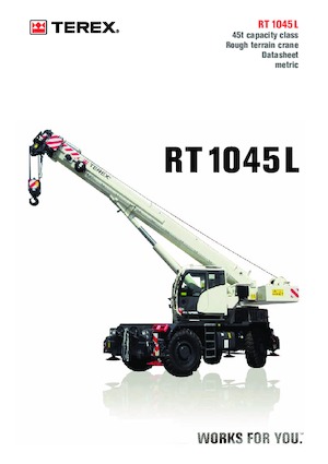 Terepjáró daruk TEREX CRANES RT 1045L