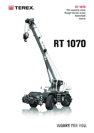 Terepjáró daruk TEREX CRANES RT 1070