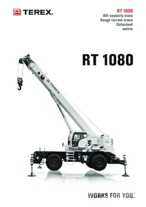 Terepjáró daruk TEREX CRANES RT 1080