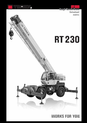 Terepjáró daruk TEREX CRANES RT 230