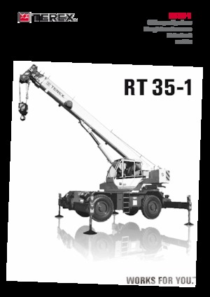 Terepjáró daruk TEREX CRANES RT 35-1