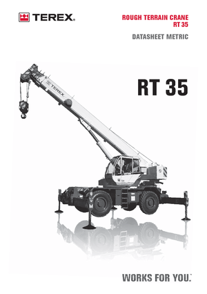 Terepjáró daruk Terex Bendini RT 35