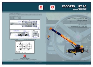 Terepjáró daruk Escorts RT-40