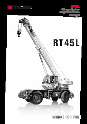 Terepjáró daruk TEREX CRANES RT 45L