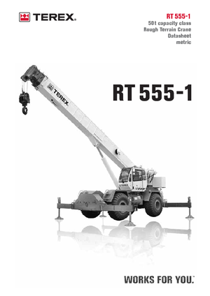 Terepjáró daruk Terex Bendini RT 555-1
