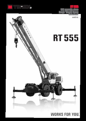 Terepjáró daruk TEREX CRANES RT 555