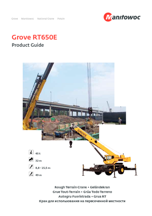Terepjáró daruk Grove RT650E