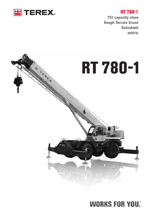 Terepjáró daruk Terex Bendini RT 780