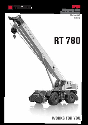 Terepjáró daruk TEREX CRANES RT 780