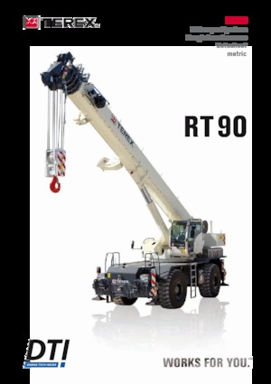 Terepjáró daruk TEREX CRANES RT 90