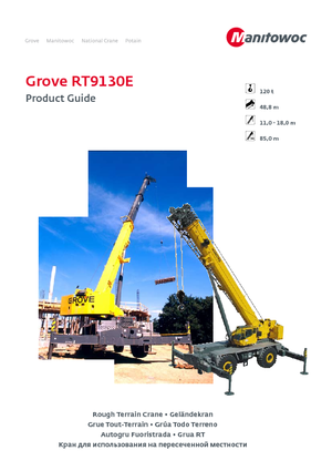 Terepjáró daruk Grove RT 9130 E (4x4x4)