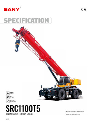 Terepjáró daruk Sany SRC1100T5