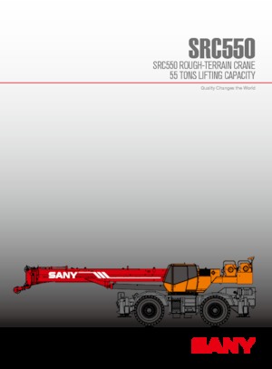Terepjáró daruk Sany SRC550