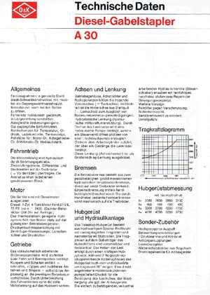 Terepjáró targoncák O&K A 30 B