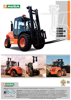 Terepjáró targoncák Ausa C 300 H