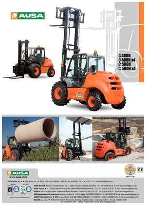 Terepjáró targoncák Ausa C 500 H