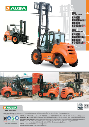 Terepjáró targoncák Ausa C 500 H