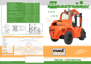 Terepjáró targoncák Mast Explorer H 30 DA