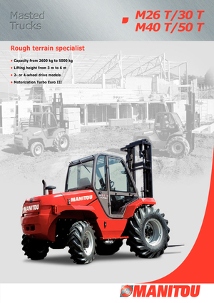 Terepjáró targoncák Manitou M 50.4