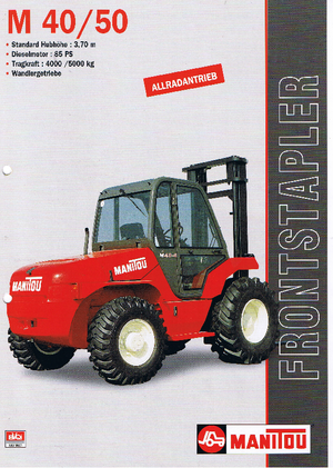 Terepjáró targoncák Manitou M 40.4