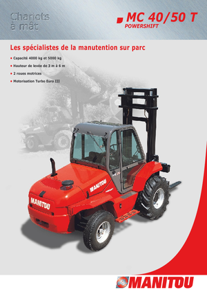 Terepjáró targoncák Manitou MC 50 PS