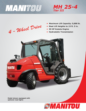 Terepjáró targoncák Manitou MH 25-4T Buggie