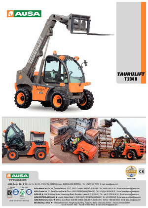 Terepjáró targoncák Ausa T 204 H X4