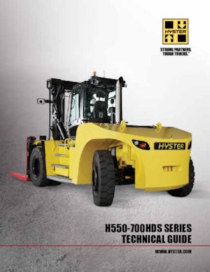 Terepjáró targoncák Hyster H550HDS
