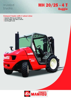 Terepjáró targoncák Manitou MH 20-4 T Buggie