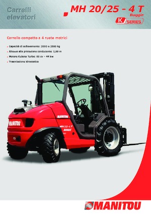 Terepjáró targoncák Manitou MH 20-4 T Buggie